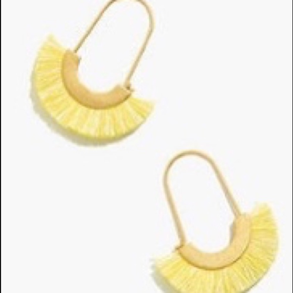 Madewell Arc Wire Fringe Earrings